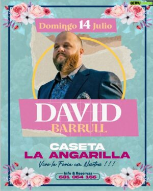David Barrull Instagram - Buenas noches #familia os dejo por aquí donde vamos a estar este fin de semana si Dios quiere
#Sábado13 #sanfernando 
#domingo14 #lalineadelaconcepcion 
Les espero mi gente 😘 #GiraEterno2024