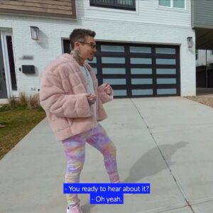 David Bromstad Instagram - Friday fun times in a faux pink fur.  Yummy! Me being the gayest goofball ever! See some funny behind the scenes of the fun!  New episode on tonight! @hgtv
