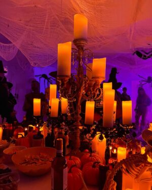 David Bromstad Instagram - Some fun details of the Halloween decor! I had so much fun doing this but next year I’m hiring a team to help!!!