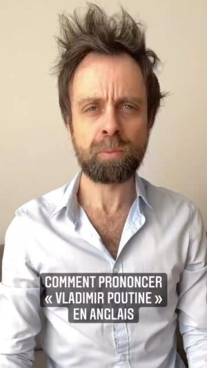 David Castello-Lopes Instagram - Vladimir Pou-Dn - Comment prononcer Vladimir Poutine en Anglais