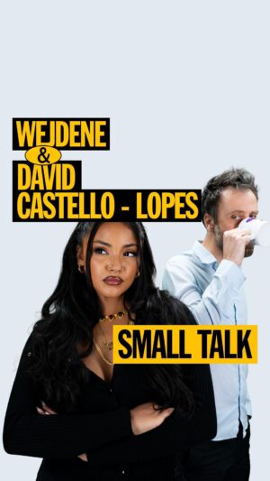 David Castello-Lopes Instagram - Un conseil : n’offrez pas de doudou à @wejdene.bk 😭

Son dernier album, W, est dispo partouuut 🔥

Le Small Talk de Wejdene et David Castello-Lopes est à voir en intégralité sur YouTube et sur votre plateforme de podcasts préférée 🎙️