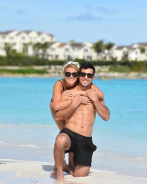 David Castro Instagram - She's always got my back, love you darling. #bahamas #seahorsesforevea