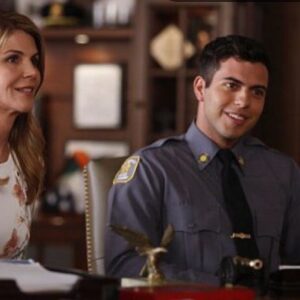 David Castro Instagram - @loriloughlin and I on blue bloods! Check us out tonight at 10pm est on CBS!!!
