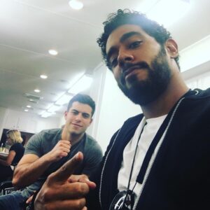 David Castro Instagram - My dude @nickdsagar out here killing it! Pleasure working with you man!#shadowhuntersseason2 #kungfuboys