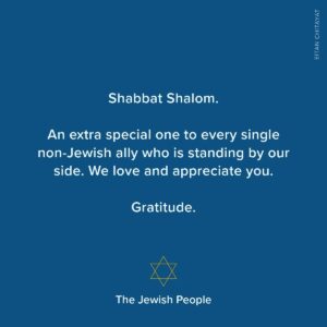 David Draiman Instagram - Please tag those you wish to thank. 

Shabbat shalom. 

-

#imthatjew #jewish
#gratitude #allies
