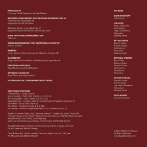 David Duchovny Instagram - This album is more of a collaboration with the band. It’s more of a full band output than the others. We lived with the songs longer and that might have affected the final arrangements. It gave us the chance to engineer and produce the music in a way we hadn’t before. Like on “Holding Patterns,” that synth intro just came out of the blue for me when I heard the song, and I love it. 

Thanks to the incredible team who worked on this album.

#Gestureland
.
.
.
@colin_c_lee
@pat_mccusker
@mitchellwstewart
@davis_rowan
@tamsinmw
@mariatck
@oskarstenmark
@alexwasily
@nickellman
@keatonsimons
@theoutlierinn
@floramartine
@gregcalbi
@fallonesteven
@braddny
@littlekerrylee
emshea89
@jacksonulmer
@sam_plizzy
@vvvvivivao
@picturesbywilson
