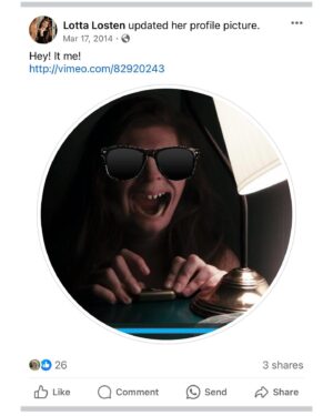 David F. Sandberg Instagram - HAPPY 10 YEAR LIGHTS OUT WENT VIRAL-VERSARY!!
10 years since the internet took our little 2 minute and 40 second short and ran with it across the globe, and changed our lives completely within the space of a weekend. It’s the most magical thing that’s ever happened to us and I don’t think it’s possible to explain just how grateful we are.
Here are some screenshots from my blog, Facebook and Twitter of those incredibly exciting and overwhelming days after Lights Out went viral, including the Facebook post when one of the largest Swedish newspapers emailed David IN ENGLISH to ask if they could have an interview and David replied “I hope it’s okay that I reply in Swedish.” They had no idea we were from Sweden. Our short had become a phenomenon. And that time the writers on Jimmy Fallon’s Tonight show emailed to say they were fans. And how I became a meme when someone put sunglasses on my monster face.
It was a highly intense period, overwhelming in mostly great ways, but I remember the feeling of quickly having to learn what it is to be a woman seen by millions of people on the internet and having random men commenting on my body and looks. Those days and weeks and months that followed of not knowing what it would all lead to, if anything, was exhilarating and exhausting and I am so incredibly happy with how it did unfold. Proud too. Of our little Lights Out.
What a crazy ride it’s been, and continues to be!
