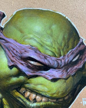 David Finch Instagram - Painting ninja turtles with @erickgroveart this was a fun one!  #davidfinch