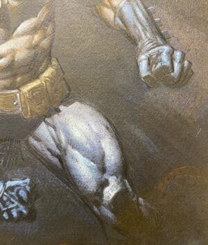 David Finch Instagram - I finally painted with @erickgroveart last night. It’s been too long!  This one’s acrylic.  #davidfinch