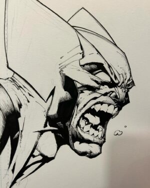 David Finch Instagram - Wolverine from my stream with @inkpulp  I learned so much!  #davidfinch