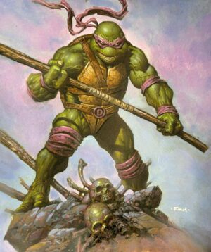 David Finch Instagram - Donatello painting!  #davidfinch