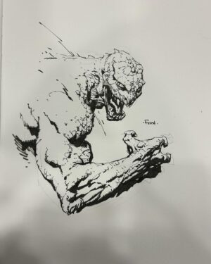 David Finch Instagram - Quick sketches from fan expo Dallas.  See you at heroes con this weekend!