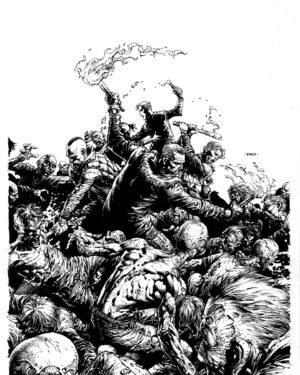 David Finch Instagram - Some walking dead covers! #davidfinch