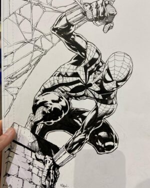 David Finch Instagram - Ben Reilly Spider-Man at @ricomiccon it’s time for day two!  #davidfinch