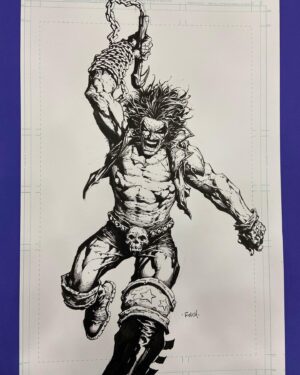 David Finch Instagram - Some more commissions, with my favorite from the show, Lobo! #davidfinch
