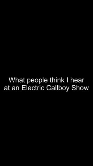 David Friedrich Instagram - What I hear on my in ear during an Electric Callboy show 🥁
#tekkno #worldtour