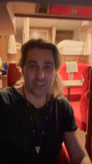 David Garrett Instagram - My backstage area for tonight 🤪

#davidgarrett #shenzhen #iconic #rehearsal #worldtour #camping #camplife #backstage #hairgoals