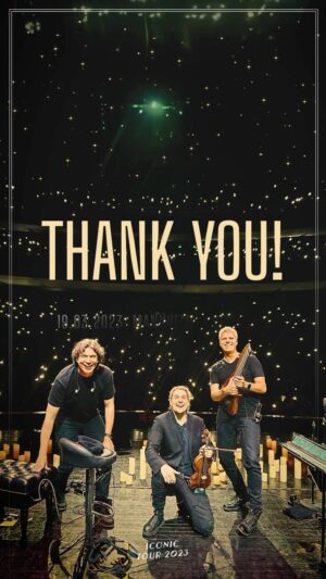 David Garrett Instagram - ICONIC Tour 2023!
75 shows all over the world! 
What an incredible year!
To all my friends around the world 🌍 
Thank you ❤️🙏

@franckvanderheijden 
@rogiervanwegberg 
@dickscheepbouwer 

#davidgarrett #worldtour #iconic #thankyou #wewillbeback #2024 #moretocome #friends #itsawrap