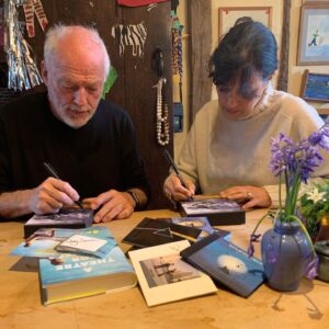 David Gilmour Instagram - The brilliant folk at Newham Bookshop who are still managing orders by email asked @pollysamson to send them some signed bookplates for her new book and we’ve put some signed CDs in so they can raise funds for all the wonderful work they do with charities. Email info@newhambooks.co.uk for details.