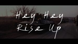 David Gilmour Instagram - Here is the official video for 'Hey Hey Rise Up', @pinkfloyd’s new Ukraine fundraiser feat @andriihorolski of Boombox. Stream / download from midnight.