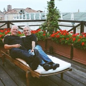 David Gilmour Instagram - Happy Birthday Rick
Venice 2006 
📷 Polly Samson