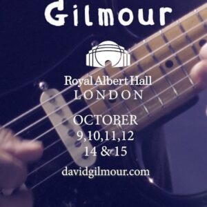 David Gilmour Instagram - LONDON SHOWS ANNOUNCED

Royal Albert Hall 

9, 10, 11, 12, 14 & 15 October

First access to tickets for UK/IE residents pre-ordering Luck and Strange from the official David Gilmour UK Album Store at davidgilmour.com - link in bio -  inc those who have already done so 

General sale, Friday 10 May