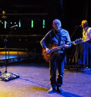 David Gilmour Instagram - Great photos by @pollysamson_official from this afternoon’s soundcheck at The Pretty Things’ Final Bow show in London, where David is making a guest appearance tonight.