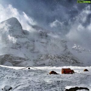 David Göttler Instagram - As Aristotle said, “Patience is bitter, but its fruit is sweet”. 
With goals and endeavours like alpine climbs of himalayan peaks in winter, it’s not so much the patience required in base camp, but the patience required over years and years to hit that elusive sweet spot of weather and conditions. I know how sweet the taste of rewarded patience is, even if I taste it only very rarely, so I am more than happy to be patient. 
It’s part of the game and, for me, every bitter little pill to swallow is worth it.
.
#homeawayfromhome #basecamp #winterexpedition #himalayas #dhaulagiri #neverstopexploring #nepal @thenorthfacede @insta360 #oneR