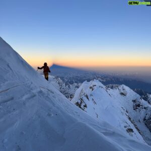 David Göttler Instagram - So, you may have guessed that we didn’t make it to the summit of Nanga Parbat. Well here is why; it wasn’t because of bad weather, nor bad conditions. We turned around because I had a bad day. That’s it. I didn’t feel how I knew I needed to feel for a summit day like that. @benjaminvedrines was going strong, and he probably could have done all the work to get us both to the summit, but then what? The descent is not straight down; there’s a long up & down traverse first. No fixed ropes of course, as we’d climbed up with just 60m of rope between us. There was no big track and no other climbers on the route: just Ben and I. That’s the beauty of climbing a route like this in a style like this. The beauty and the cruelty of it. Having a bad day means not getting to the top. 
As my great friend Ueli Steck once said: “Don’t epic”. 
I thought of his words. I knew if we continued I’d unleash an epic. So we turned around. Thanks Ben for being everything one could want in a climbing partner.
.
#neverstopexploring @thenorthfacede #himalaya #nangaparbat #alpinestyle #noO2 #rupalface @team_edelrid @julbo_eyewear @insta360