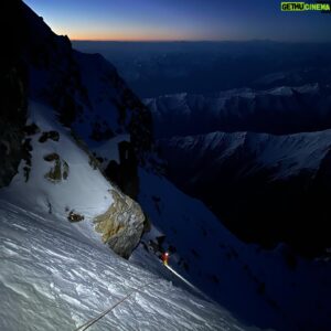 David Göttler Instagram - So, you may have guessed that we didn’t make it to the summit of Nanga Parbat. Well here is why; it wasn’t because of bad weather, nor bad conditions. We turned around because I had a bad day. That’s it. I didn’t feel how I knew I needed to feel for a summit day like that. @benjaminvedrines was going strong, and he probably could have done all the work to get us both to the summit, but then what? The descent is not straight down; there’s a long up & down traverse first. No fixed ropes of course, as we’d climbed up with just 60m of rope between us. There was no big track and no other climbers on the route: just Ben and I. That’s the beauty of climbing a route like this in a style like this. The beauty and the cruelty of it. Having a bad day means not getting to the top. 
As my great friend Ueli Steck once said: “Don’t epic”. 
I thought of his words. I knew if we continued I’d unleash an epic. So we turned around. Thanks Ben for being everything one could want in a climbing partner.
.
#neverstopexploring @thenorthfacede #himalaya #nangaparbat #alpinestyle #noO2 #rupalface @team_edelrid @julbo_eyewear @insta360