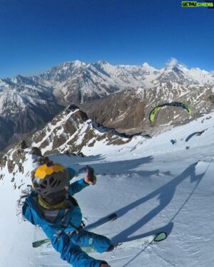 David Göttler Instagram - So good to be back here! From BC to the mountains it’s one of the best places for me to be and it’s even better to share it with my @thenorthface team mate @mike_d_arnold

Despite some very unstable weather so far, we’ve climbed, skied, flew plenty and now just hoping for some more favorable and consistent  weather for a summit attempt! 

#neverstopexploring @thenorthfacede #himalayas #expedition #tentwithaview #NangaParbat @leki.ski.outdoor @julbo_eyewear  #outdoors