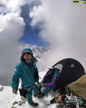 David Göttler Instagram - So good to be back here! From BC to the mountains it’s one of the best places for me to be and it’s even better to share it with my @thenorthface team mate @mike_d_arnold

Despite some very unstable weather so far, we’ve climbed, skied, flew plenty and now just hoping for some more favorable and consistent  weather for a summit attempt! 

#neverstopexploring @thenorthfacede #himalayas #expedition #tentwithaview #NangaParbat @leki.ski.outdoor @julbo_eyewear  #outdoors
