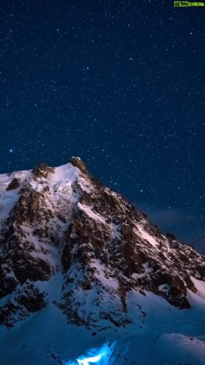 David Göttler Instagram - I didn’t have to think about it for long when Charley asked me if I’d be the climber for his creative project. All he asked is for me to climb The Mallory up the Aiguille du Midi, (which most of you know is my favourite training route anyway😜) but with a small twist…by night to show the line and the constellations above. 
What do you think of the result?
.
🎥: @charley.radcliffe 
🧗: @david_goettler 
.
#timelapse #nightphotography #stars #climbing #mountain #mallory #chamonix #aguilledumidi #neverstopexploring @thenorthfacede @thenorthface