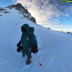 David Göttler Instagram - Day 4: this was the planned summit day, from our camp at 7400m on the Rupal face, crossing over to the Diamir side, along and up to the summit and back. Again it sounds not so bad in words, but in reality this route is incredibly long, complex and challenging. Everything feels much, much bigger on this mountain despite that it’s not one of the highest 8000m peaks. 
Further along the ridge from our camp but at an altitude of about 7400m @tiphaineduperier , #Boris and I crossed over onto the Diamir side of the mountain which is west facing. From this point all you see is the never ending traverse ahead of you, undulating up and down across the upper slopes of the Diamir face. We kept moving for several hours breaking through the snow up to the knee with each step. At about 7550m we decided that with these slow, exhausting conditions it was clear that we didn’t really have a chance. The summit was still hours away, and the way back would be just as relentless and long, with the same small uphills to overcome but in a much more exhausted state. We turned around and even from where we were, it was a long way back to our tents at 7400m on the other side. Judging by how exhausted we were when we got back to camp, it was clear that we made the right decision and I’m incredibly proud of how far we got, how hard we tried and the decisions we made. Far from being disappointed, this experience has galvanised my desire to climb Nanga Parbat in this style. Hopefully one day it’ll work out.
.
#neverstopexploring 
@thenorthfacede 
@julbo_eyewear 
@leki.ski.outdoor