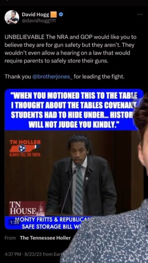 David Hogg Instagram - Republicans aren’t pro gun safety they are pro gun sales. Not even letting a bill be heard that simply would punish parents whose child uses their firearm in a school shooting is evidence of that.