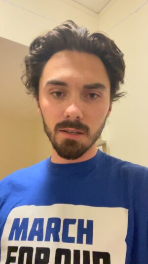 David Hogg Instagram - I’m so fucking angry and tired of this bullshit it’s time to remind these fuckers they work for us not the NRA or the gun industry. Rally on your college campus this Tuesday to demand stronger gun laws from your state legislature- especially if your school is near a state capitol