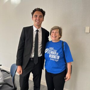David Hogg Instagram - Our friends at @aftunion have been on the forefront of justice for decades. From the first March on Washington to the 60th they continue to fight not only for racial equality but also for safe communities and schools. Thank you, President Weingarten for your leadership.