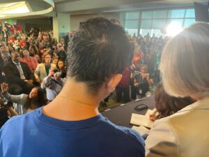 David Hogg Instagram - This is what history looks like. I got this pic today of Governor Whitmer signing the first gun control legislation in 40 years in MI. The movement is growing MSU students standing up in the wake of the unimaginable and demanding the state legislature act made this possible.

Text join to 954-954 to join us