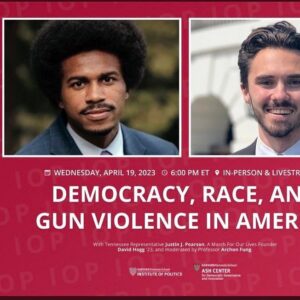 David Hogg Instagram - Join me next Wednesday, April 19, with Justin Pearson at Harvard’s institute of politics for a discussion on democracy, race, and gun violence in America. @ArFung of @HarvardAsh will moderate. Register for your in-person seat below:

➡️ bit.ly/3oc5xbH