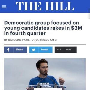 David Hogg Instagram - BIG NEWS: Since our launch of leaders we deserve- you all have enabled us to raise over $3 million to bring the next generation of progressives into office and take one more step to end gun violence. THANK YOU for making this dream a reality. 

Plus we’ve elected our first candidate already @NadariusClarkVA who was running in one of the most competitive races in Virginia. 

And we’ll have more endorsements very soon :)