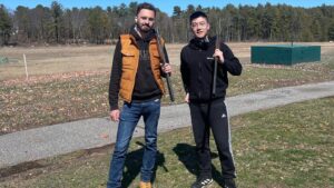 David Hogg Instagram - Yes it’s possible to both shoot guns and want common sense laws to keep them out of the hands of the irresponsible and dangerous. This was me today with Harvards shooting club. To be clear I don’t make the decision to post these lightly and understand it maybe hard for some to see but I have to focus on what I think can bring us further to making progress on ending the violence none of us want to continue including gun owners.