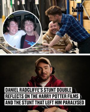 David Holmes Instagram - David was Daniel Radcliffe’s stunt double on the Harry Potter films, however one day a particular stunt left him paralysed.

Watch the full video on LADbible’s YouTube channel 📺