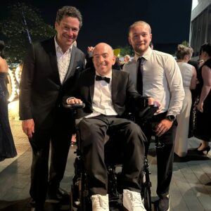 David Holmes Instagram - The BAFTAs last night was a fun adventure. My documentary was nominated but unfortunately didn’t win. I want to congratulate Ellie Simmonds and her team for the well deserved win and also say congrats to every one at the event. It's still unacceptable that I was the only stunt performer in the room and if I’d of won I’d have said something on stage about my department being overlooked. 

Honestly it was fun but unless BAFTA starts recognising stunts I wouldn’t do it again. I didn’t see any other department members who were willing to risk their lives and bodies for the sake of storytelling and I just sat in a room too cold for a quadriplegic surrounded by people from a whole industry who don’t think stunt performers deserve a category.

 #StuntsForBafta  #Bafta #Quadriplegic #NoArmsLegsAnNoVoice #PenguinOnWheels
