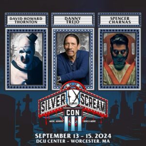 David Howard Thornton Instagram - PSYCHOS: Art IS here!  Please welcome the amazing, @davidhowardthornton & the one and only, @officialdannytrejo , to their first ever Silver Scream Con appearance. And of corpse it wouldn’t be Silver Scream without our official convention host, @spencerink! More announcements are right around the coroner…