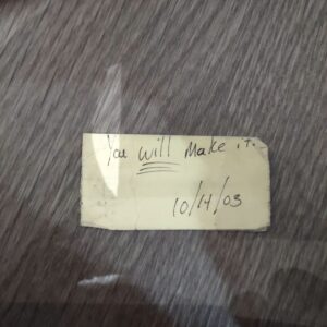 David Howard Thornton Instagram - 20 years ago today, I decided to change my career path from teaching to acting. I wrote this note to myself then and have always kept it in my pocket for motivation.
