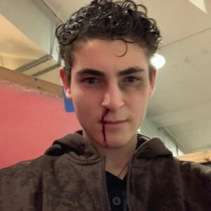 David Mazouz Instagram - I know you guys have been patiently waiting. @thebirthdaycakemovie comes out in theaters in June!!
