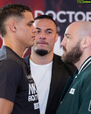 David Nyika Instagram - Unbeaten Kiwi star @davidnyika will put his undefeated record on the line against world class Aussie @blakecaparello. 📣

Former WBO world light heavyweight challenger Blake Caparello has defeated a host of Kiwi stars over a stellar 37-fight career. 🥊

The pair faced off for the first time in Auckland today in front of a full media scrum, promising fireworks come September 14!💥

All aboard for this trans-Tasman showdown! 🇳🇿🇦🇺

DAVID NYIKA ROAD TO THE TITLE 🏆
Presented by @manukadrnz

📍Viaduct Events Centre Auckland
🗓️ Saturday 14 September 

Live and exclusively on DAZN.com📱📺💻

Limited corporate tables available. 
Register your interest now as tables will sell out fast. 🏎️💨

➡️ ducoevents.com/nyika

#RoadToTheTitle #CruiserWeight #Boxing #DAZN #KO