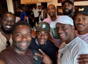David Oyelowo Instagram - Some of the greatest artists, minds and men I know,  all under one roof..POWERFUL!! It is a true blessing to break down barriers, build new ideas and do God’s work with these gentlemen. Love you guys so much!!