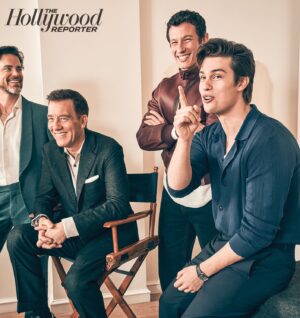 David Oyelowo Instagram - A great @hollywoodreporter roundtable with an extraordinary league of talented gentlemen I felt proud to be in the company of. So many gems were dropped!
@mattbomer #JonHamm
@nicholasgalitzine @cliveowenofficial
and #CallumTurner
Photographer: @beaugrealy
Artistic & Fashion Director: @edmondalison 
Moderator: @laceyvrose