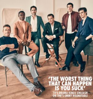 David Oyelowo Instagram - A great @hollywoodreporter roundtable with an extraordinary league of talented gentlemen I felt proud to be in the company of. So many gems were dropped!
@mattbomer #JonHamm
@nicholasgalitzine @cliveowenofficial
and #CallumTurner
Photographer: @beaugrealy
Artistic & Fashion Director: @edmondalison 
Moderator: @laceyvrose